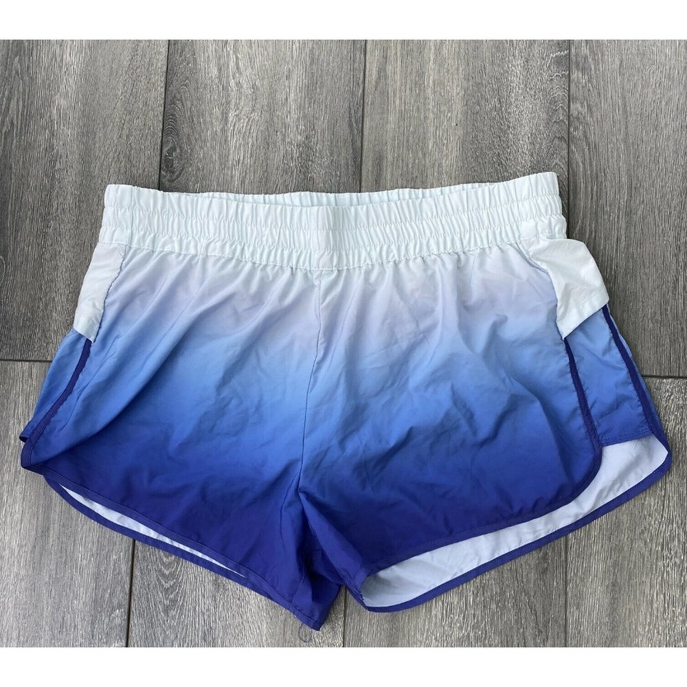 Peach Women Blue Athletic Shorts XL